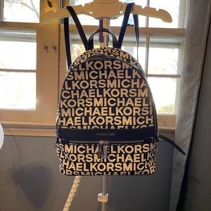 Michael Kors medium logo backpack